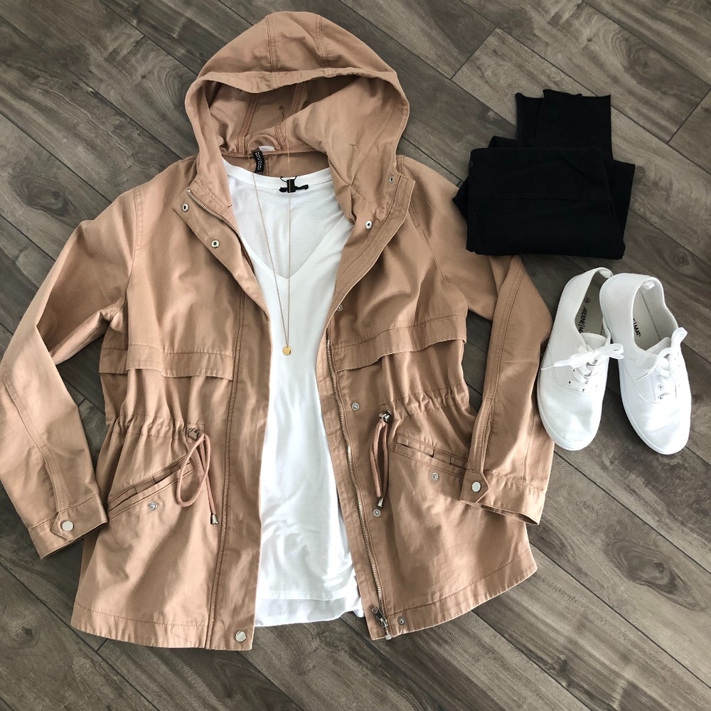 H&M Blush Utility Jacket